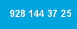 928 144 37 25 928 144 37 25